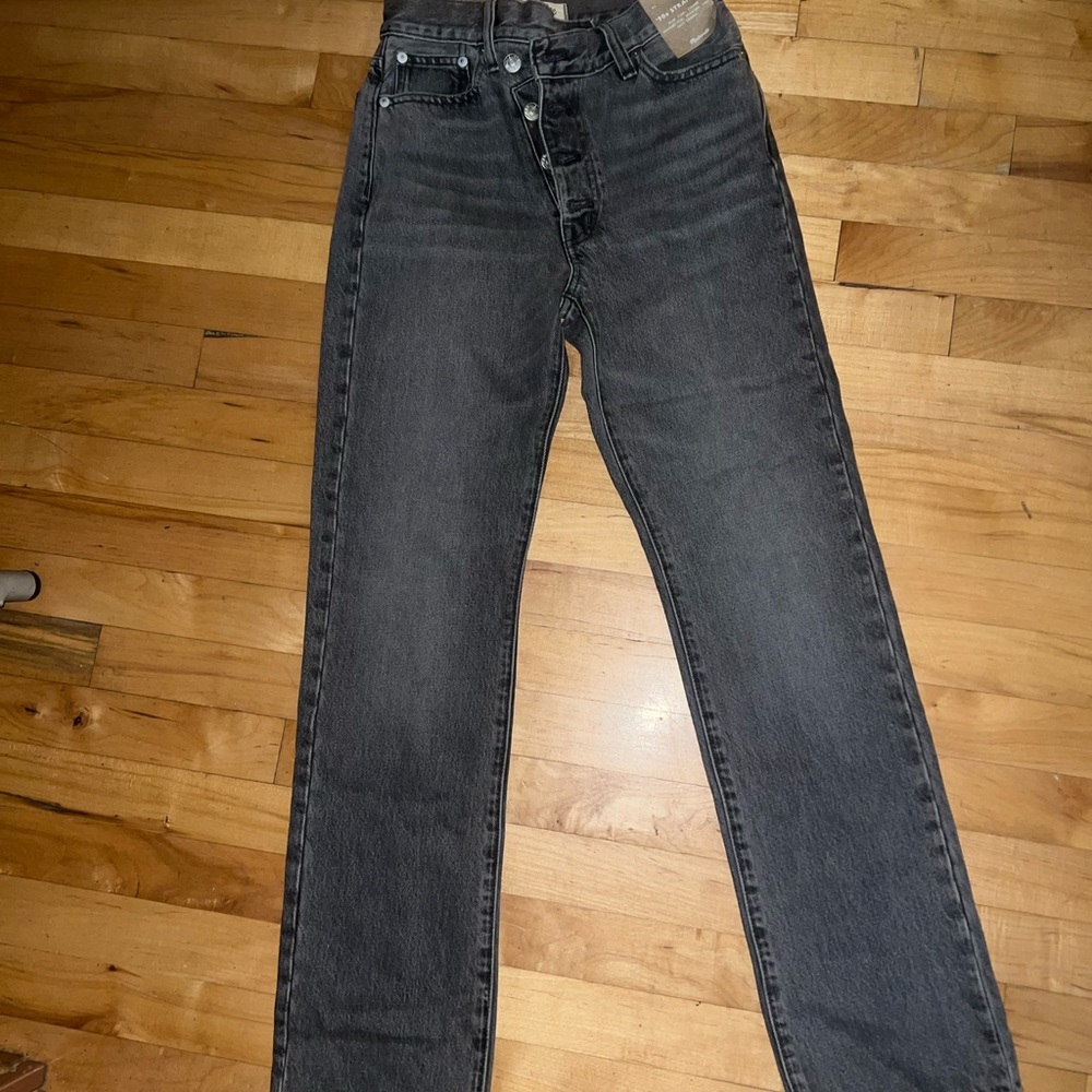 Madewell denim Jeans in Dark Gray